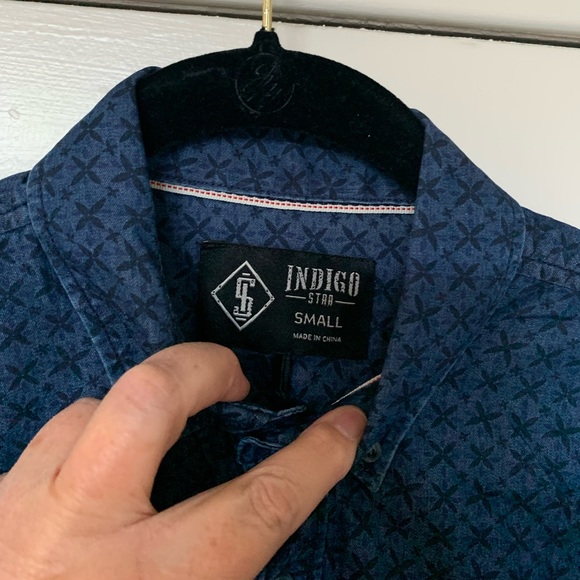 Men’s Denim Shirts With Floral Print (Bundle Of 2) NWT 🌴 - Picture 7 of 11